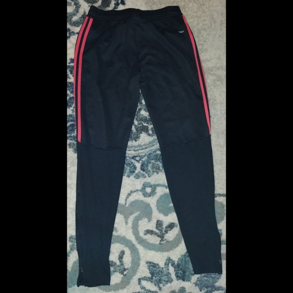 Adidas Black & Red Track pants size small - Picture 5 of 7